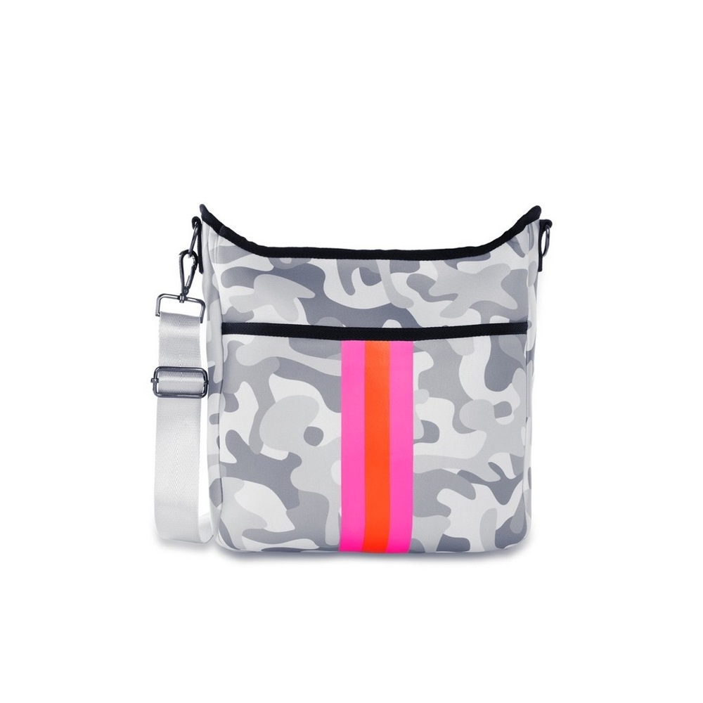 Haute Shore Black White Camo Crossbody Bag